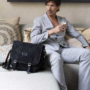 Stylish Suede Messenger Bag