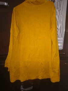Mustard Yellow Turtleneck Sweater