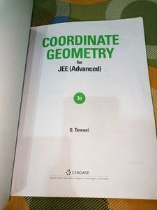 Cengage Coordinate Geometry Mathematics JEE