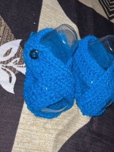 Handmade Crochet Baby Booties