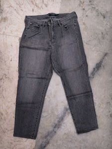 Grey Wash Denim Jeans
