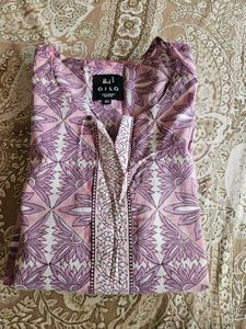 New Lilac Floral Print Kurta