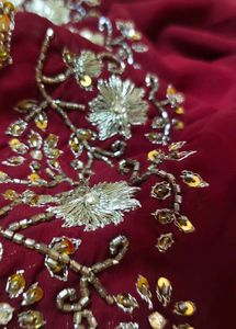 kadana an aari tari work 🎀 saree 🔥