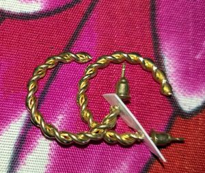 Western Earrings Golden