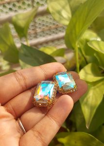 Classic Rainbow Colour Stud Earrings