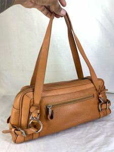 Vintage Adena Luce Italy  Leather Shoulder Bag