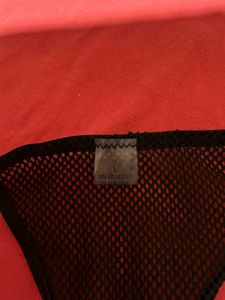 Women Black Mesh Thong Panty