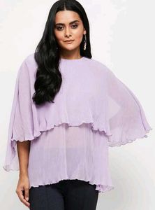 Pleated Layered Top