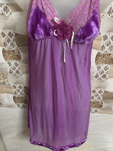 Purple Lace Nightgown