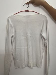Classic White Button-Up max Cardigan