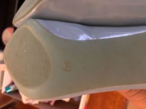 Elegant Light Blue Patent Heels