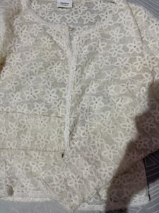 Elegant White Lace Blouse