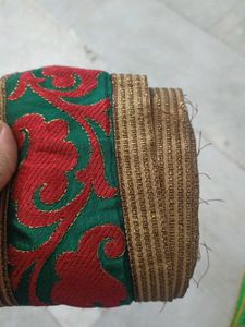 Embroidered Trim Saree And Dupatta Lace