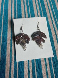 Leaf Drop Earrings