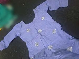 Lavender Striped kurti