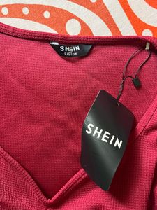 Shein red Top new with tag