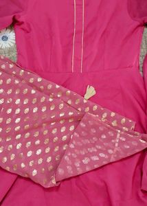 Beautiful Pink Kurta Set with Dupatta