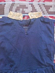Navy blue strechable dress 👗according  to ur body
