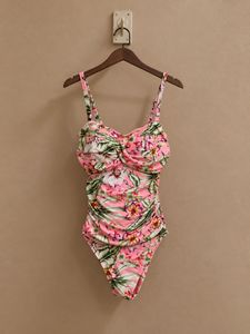M&S Tropical Bloom CoralOne-Piece Swimwear