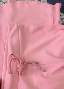 Savana Pink Lace Trim Pajama Set