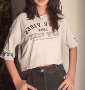 h&amp;m shoulder tee