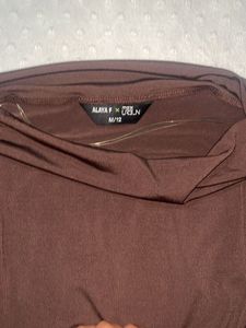 Brown Long Sleeve Top