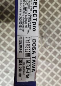 Brand New Packed Piece Nonstick Dosa Tawa With Free Scrubber And Spatula