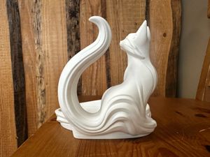 WhiteQ Cat Trinket Dish