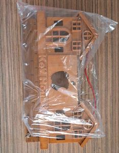 Key Holder - House Shaped Wooden style Decor