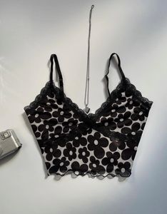 Retro Floral Print Cami Top