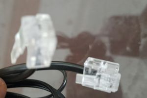 RJ 11 Cable Connect  Landline To WiFi Router