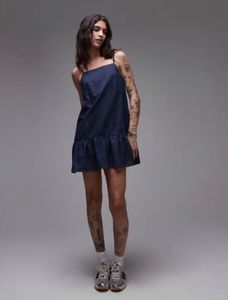 Denim Ruffle Sundress