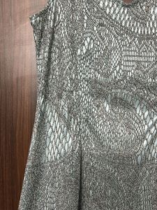 Silver Patterned Dress