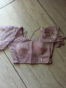 Sparkly Pink Blouse