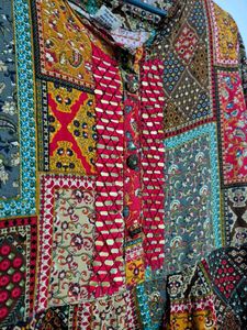 Bohemian Patchwork Print Kurta