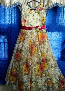 Elegant Floral Print Dress