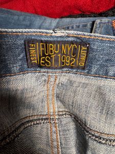 FUBU Blue Wash Denim Jeans