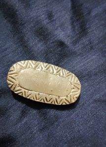 Statement Silver Tone Oval Ring
