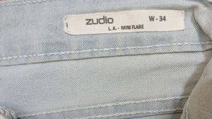 Light Blue Corduroy Pants