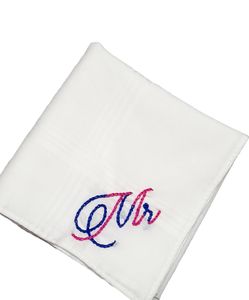 Couple Embroidery Pure Cotton White Hand kerchiefs