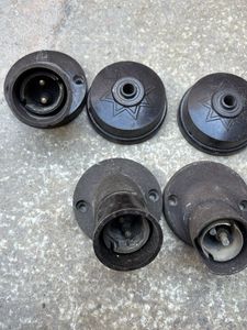 Vintage Lamp Holders Set