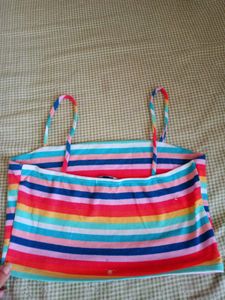 Striped Rainbow Tank Top