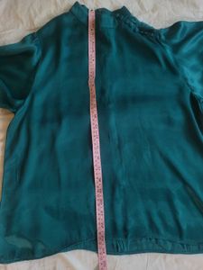Green Flowy Top