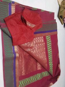 Good Condition Saree With Blouse