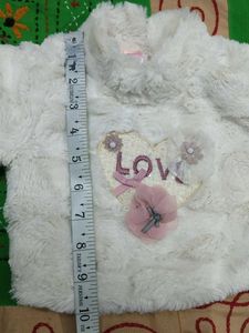 Cozy White 'Love' Jacket