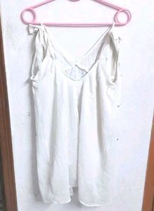 Sparkly White Camisole summer Top