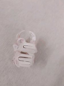 Pink Floral Hair Claw Clip