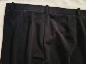 Classic Black formal high waist regular fit Pants