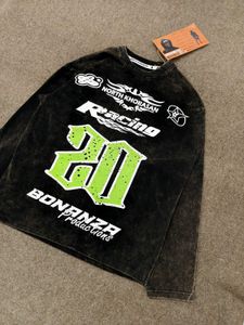 Vintage Racing Graphic Long Sleeve T-Shi