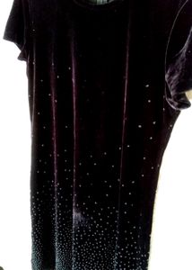 Black 🖤 Velvet Western Dress 👗